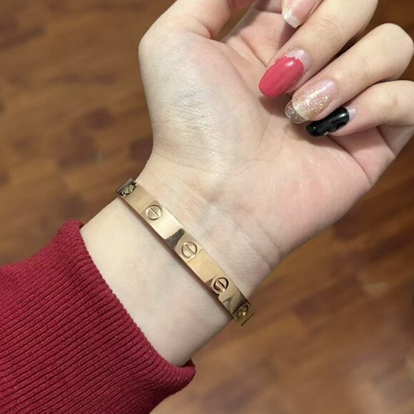 Cartier rose gold bracelet - Picture 6 of 6